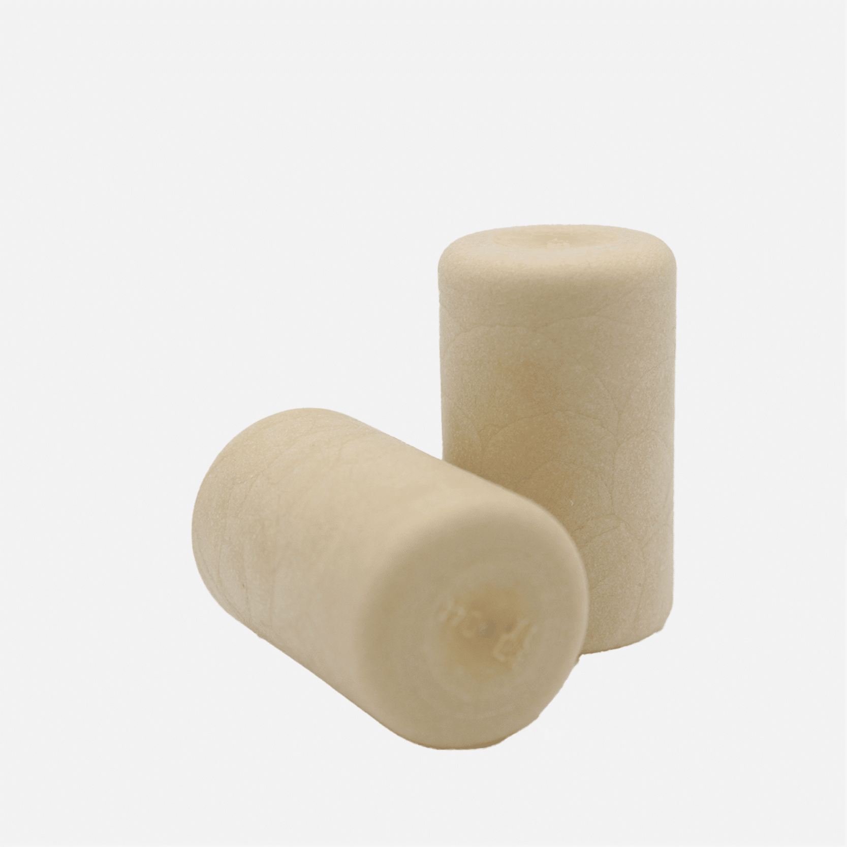 Two synthetic corks